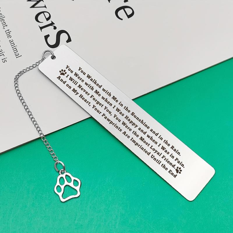 Pet Memorial Bookmark Dog Loss Sympathy Gift Remembrance Bereavement