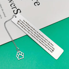 Pet Memorial Bookmark Dog Loss Sympathy Gift Remembrance Bereavement