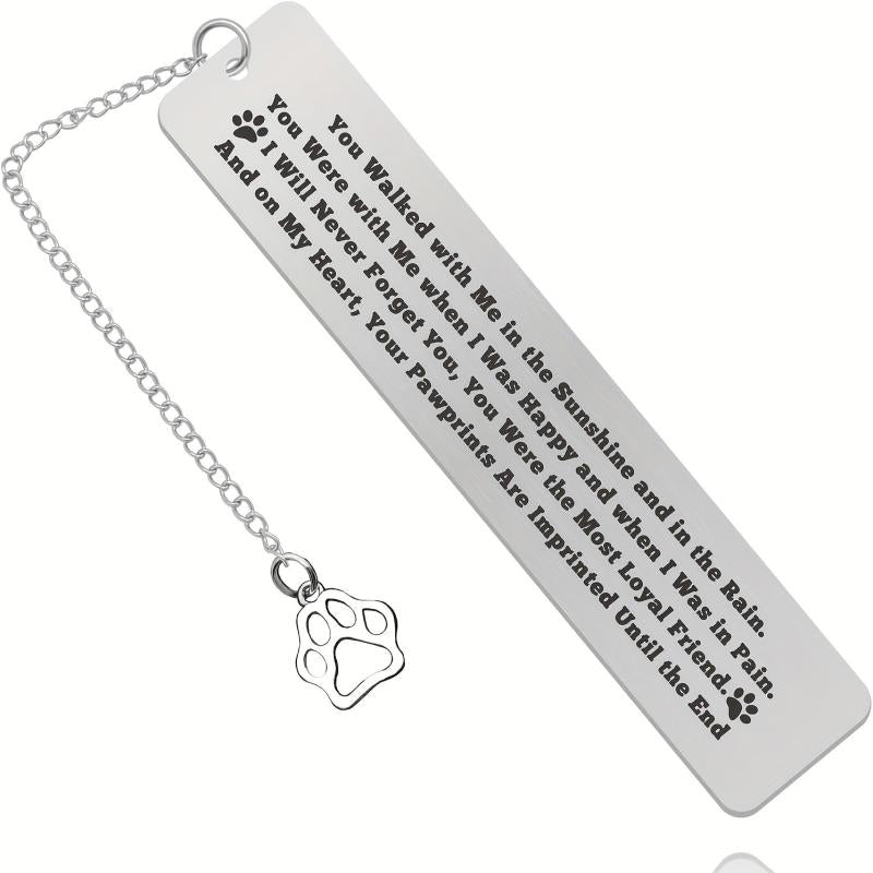 Pet Memorial Bookmark Dog Loss Sympathy Gift Remembrance Bereavement