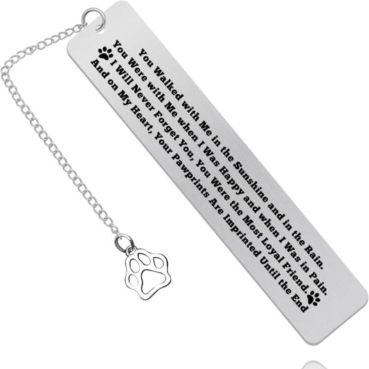Pet Memorial Bookmark Dog Loss Sympathy Gift Remembrance Bereavement