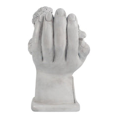 Dog Pet Grave Marker Angel Statue In God's Hands Pet Headstone