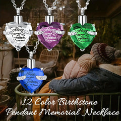 Heart Cremation Jewelry For Pet Ashes - Dog Memorial Pendant - Ashes Necklace