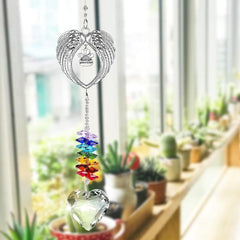 Crystals Prisms Hanging Dog Memorial Garden Decor Pet Loss Sympathy