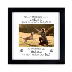 Dog Memorial Picture Frame Pet Loss Gift Sympathy Pet Tribute Keepsake