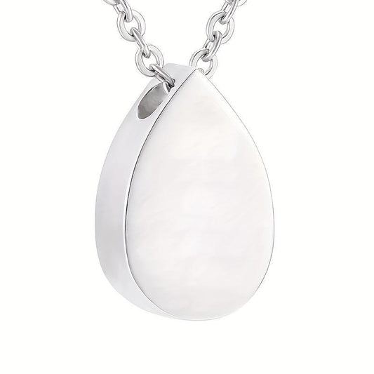 Tree of Life Teardrop Urn Necklace for Ashes