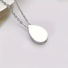 Tree of Life Teardrop Urn Necklace for Ashes