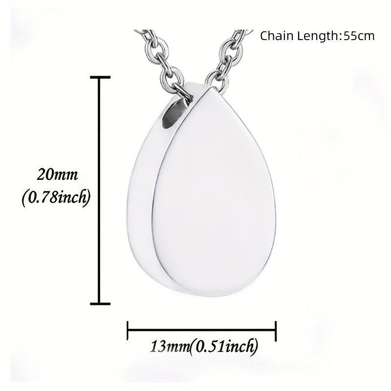 Tree of Life Teardrop Urn Necklace for Ashes
