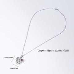 Stainless Steel Pet Memorial Necklace - Keep Your Pet's Ashes Close