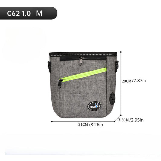 Dog Treat Pouch Training Bag with Poop Bag Dispenser