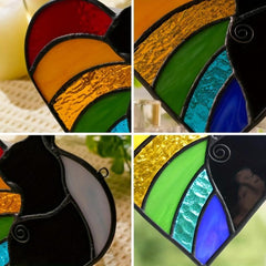 Rainbow Pet Sun Catcher Home Acrylic Ornament Window Hanging Decoration