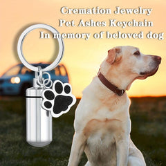 Pet & Human Ashes Cremation Keychain Memorial Keepsake Urn