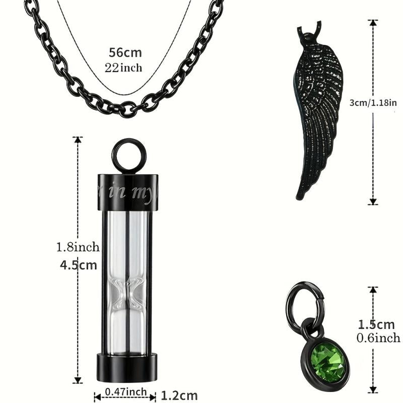 Remembrance Stainless Steel Ashes Jewelry for Pet Urns Memorial Keepsake