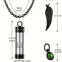 Remembrance Stainless Steel Ashes Jewelry for Pet Urns Memorial Keepsake