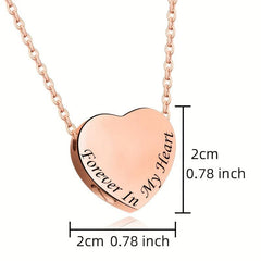 Forever In My Heart Cremation Urn Necklace for Cat and Dog Pet