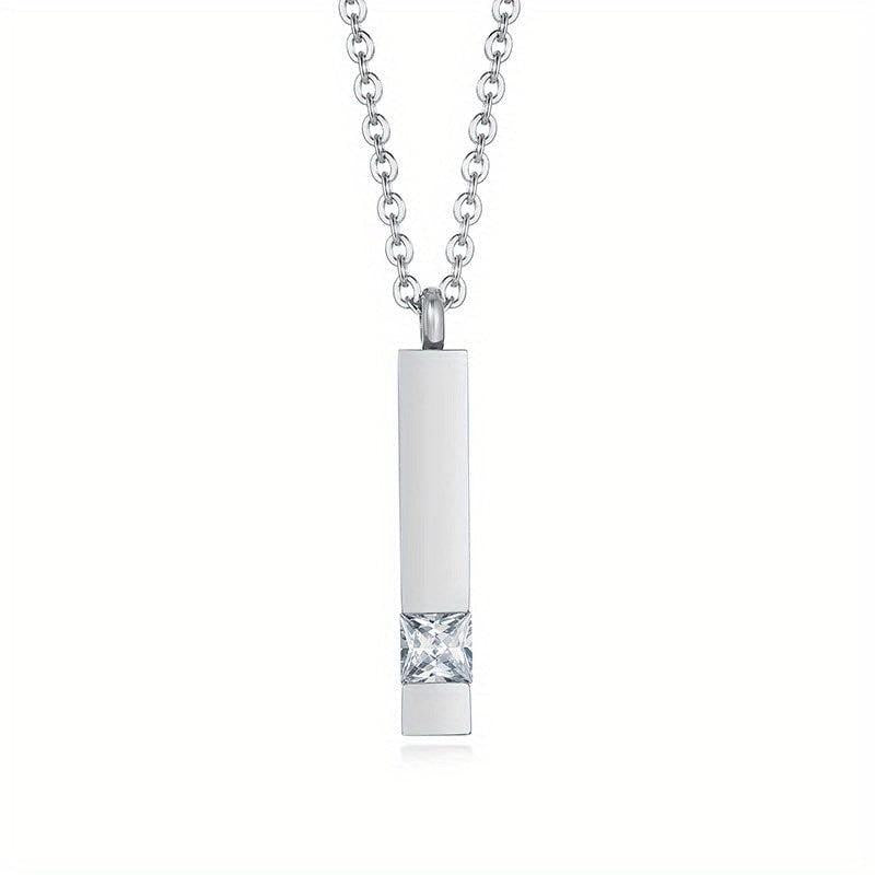 Pet Memorial Necklace Stainless Steel Urn Pendant