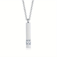 Pet Memorial Necklace Stainless Steel Urn Pendant