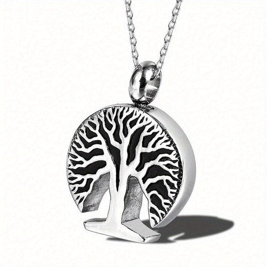 Tree of Life Urn Necklace for Ashes - Memorial Jewelry for Women and Men
