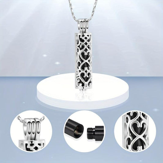 Pet Urn Pendant Perfume Bottle Cremation Necklace