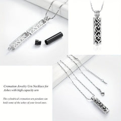 Pet Urn Pendant Perfume Bottle Cremation Necklace