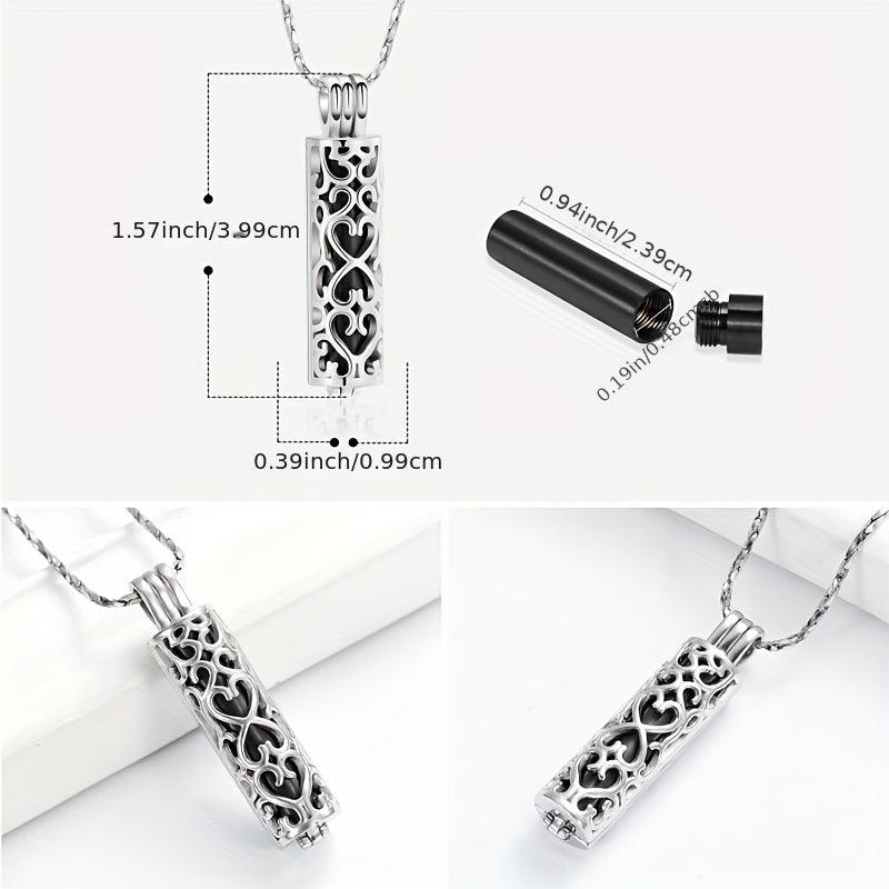 Pet Urn Pendant Perfume Bottle Cremation Necklace