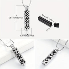 Pet Urn Pendant Perfume Bottle Cremation Necklace