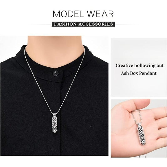 Pet Urn Pendant Perfume Bottle Cremation Necklace