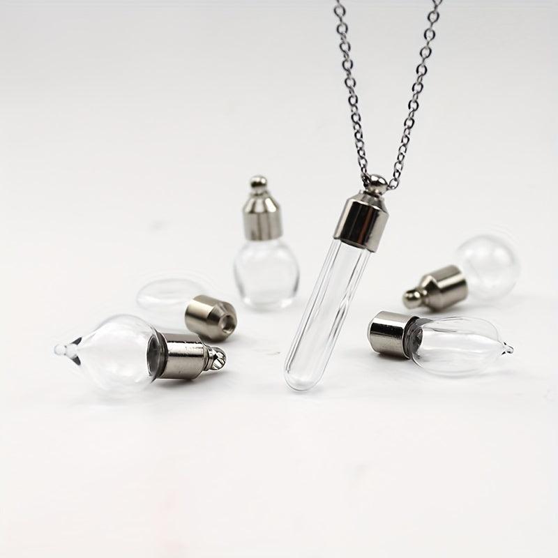 Stainless Steel Heart Pendant Cremation Urn Necklace Ashes Jewelry