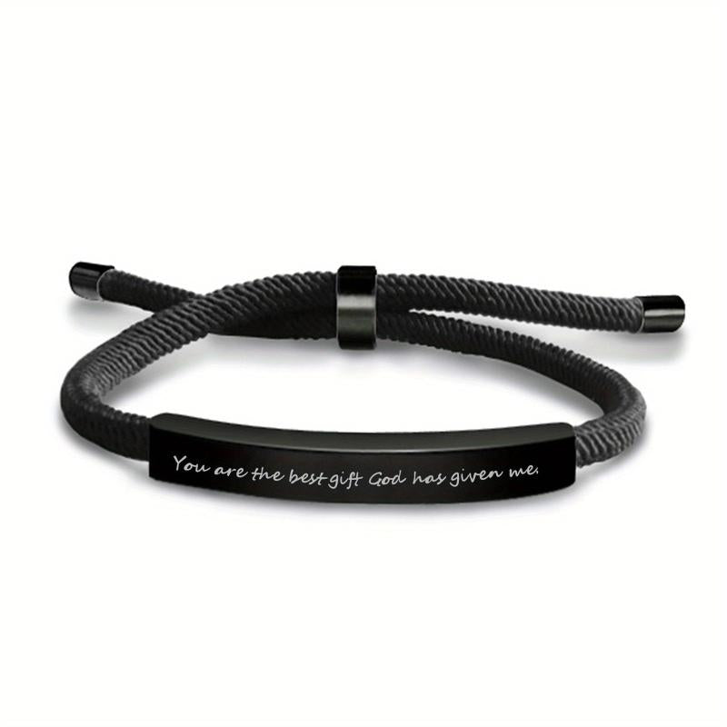 Personalized Stainless Steel Pet Name Bracelet