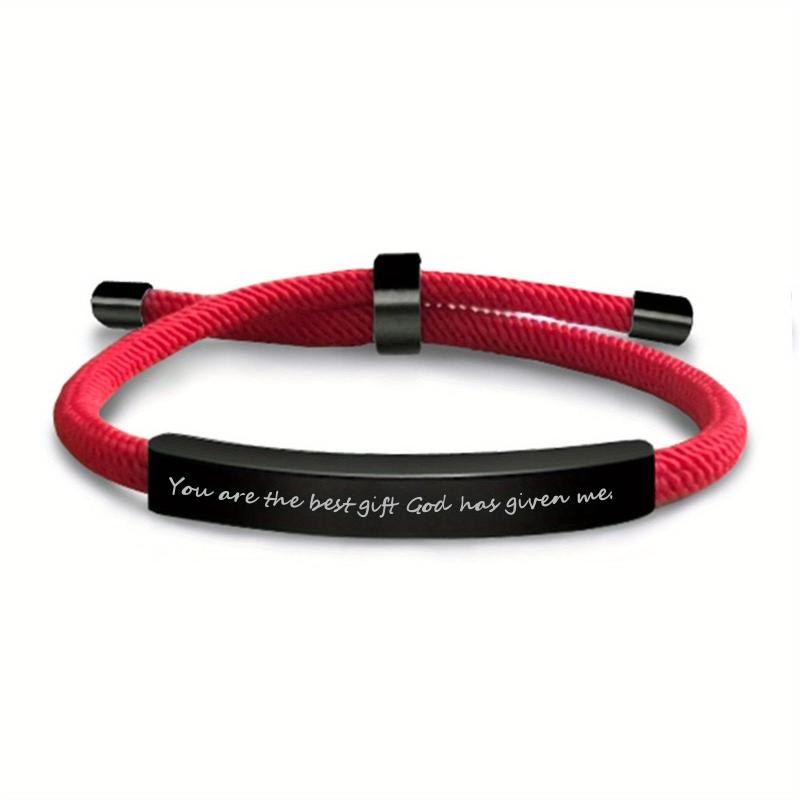 Personalized Stainless Steel Pet Name Bracelet