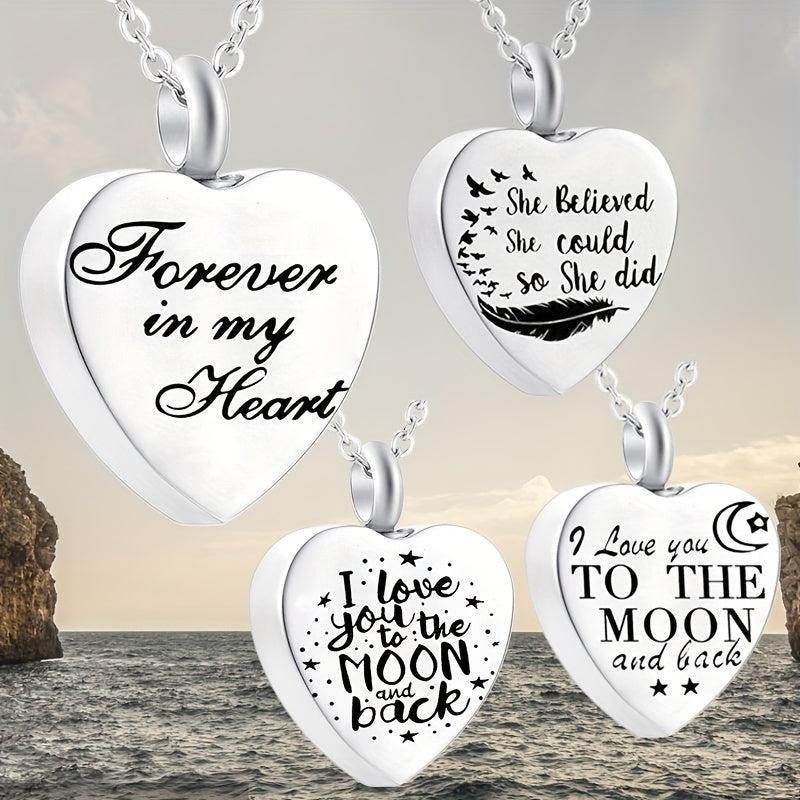 Heart Cremation Urn Necklace for Your Beloved Pet