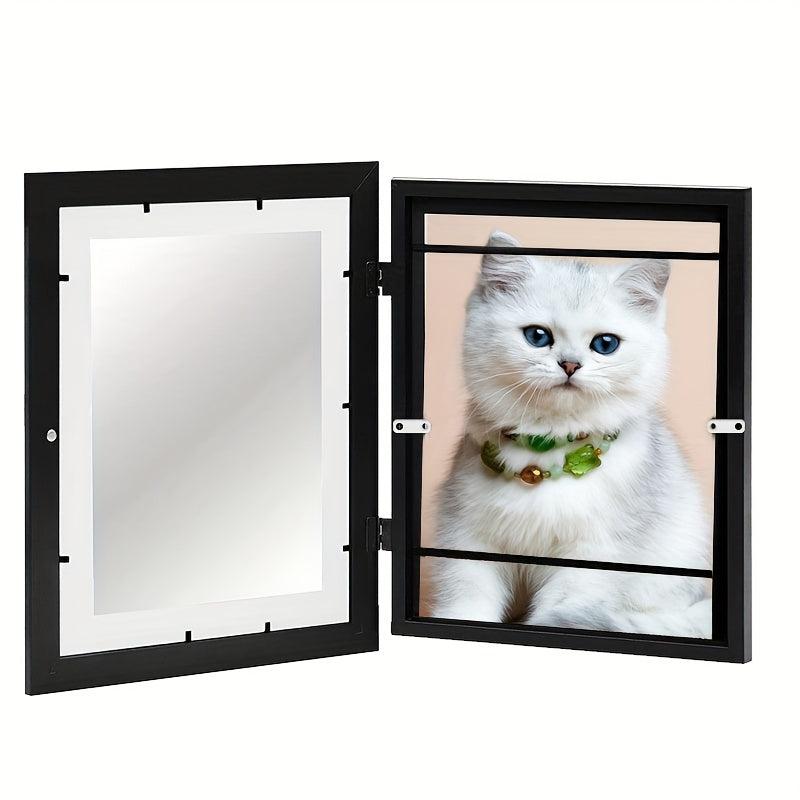 Pet Memorial Photo Frame Cat Display Stand, No Photo Paper