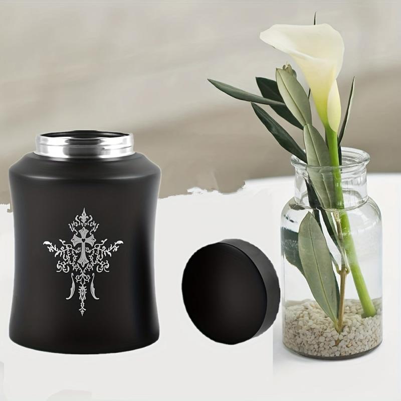 Stainless Steel Pet Urn Dog Ashes Container Memorial Cremation Urns Cats Ashes