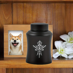 Stainless Steel Pet Urn Dog Ashes Container Memorial Cremation Urns Cats Ashes