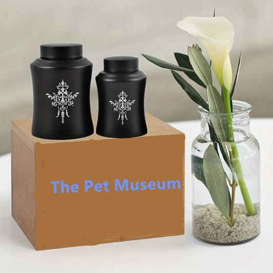 Stainless Steel Pet Urn Dog Ashes Container Memorial Cremation Urns Cats Ashes