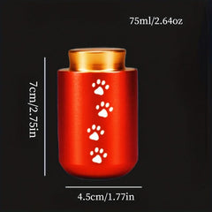 Paw Engraved Pet Urn Dog Keepsake Urns for Ashes