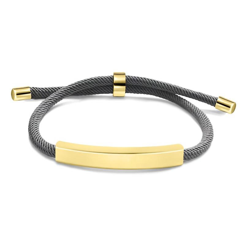 Personalized Stainless Steel Pet Name Bracelet
