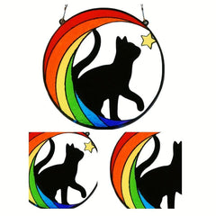 Rainbow Bridge Dog Memorial Acrylic Sun Catcher Sympathy Gift