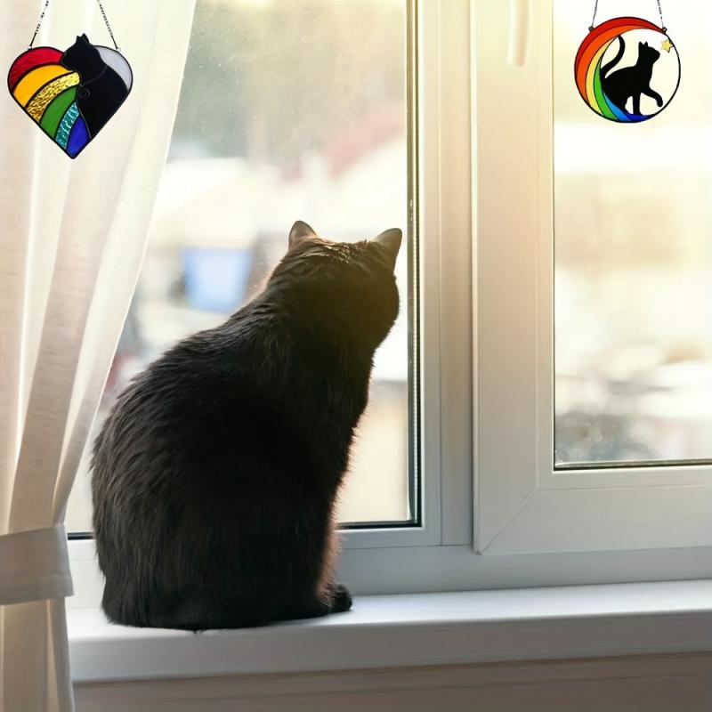 Rainbow Bridge Dog Memorial Acrylic Sun Catcher Sympathy Gift
