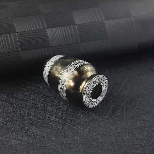 Colorful Cremation Urn Flower Stripe Pet Keepsake