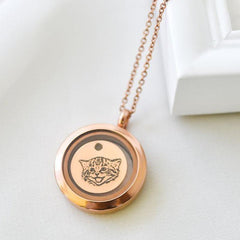 Pet Hair Souvenir Necklace - Dog and Cat Hair Preservation