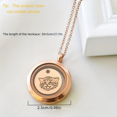 Pet Hair Souvenir Necklace - Dog and Cat Hair Preservation