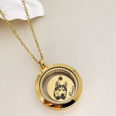 Pet Hair Souvenir Necklace - Dog and Cat Hair Preservation