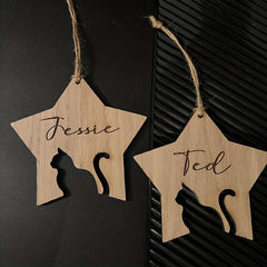 Custom Cat Memorial Arrangement | Personalized Cat Decorations