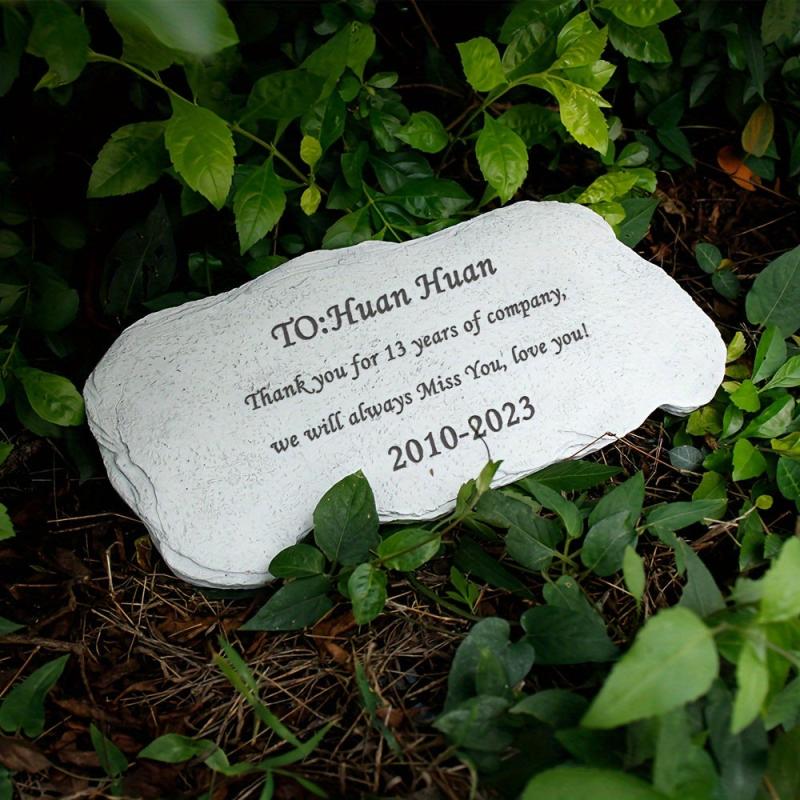 Custom Pet Dog Memorial Stone - Personalized Tombstone