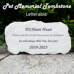 Custom Pet Dog Memorial Stone - Personalized Tombstone
