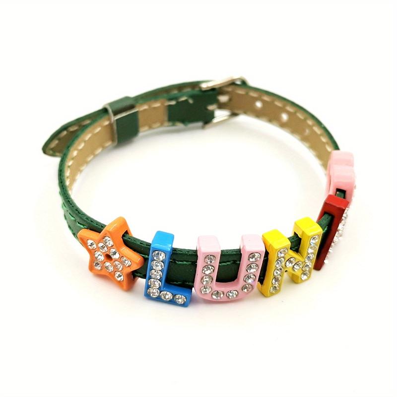 Pet Memorial Bracelet with Rhinestones
