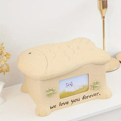 Resin Pet Cremation Box Dog Cat Memorial Love Of Dog Cat Angels