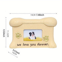 Resin Pet Cremation Box Dog Cat Memorial Love Of Dog Cat Angels