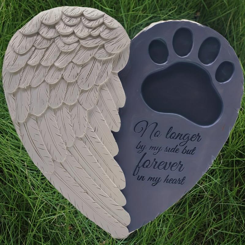 Angel's Wings Pet Memorial Tomb Garden Decoration Cat Dog Pet Tombstone