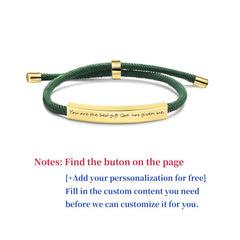 Personalized Stainless Steel Pet Name Bracelet